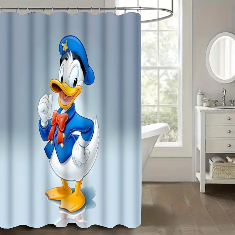 4pcs Spiderman Cartoon pattern decoration set includes shower curtain, non-slip bathroom rug, toilet U-shaped mat, toilet seat
