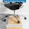 MaxGear 2" Office Chair Wheels Heavy Duty Replacement, Mute Rubber Rotating Desk Chair Caster Wheels, Safe for All Floors Including Hardwood,