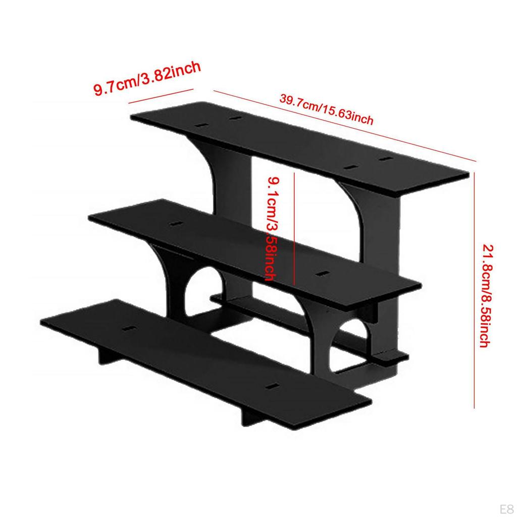 3 Tier Corner Display Rack with Shelves for Craft Shows And Markets