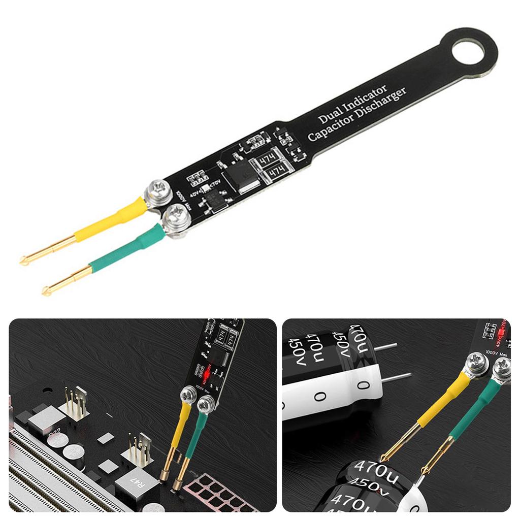 Tragbares Kondensator-Entlade-Stift-Instrument zur sicheren schnellen Ableitung von Restladungen in der Elektronikreparatur und im Labor