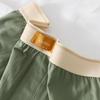 Men's Pure Cotton Boxer Briefs - Comfortable, Breathable, Skin-Friendly Solid Colors, Trendy Home Pajama Pants