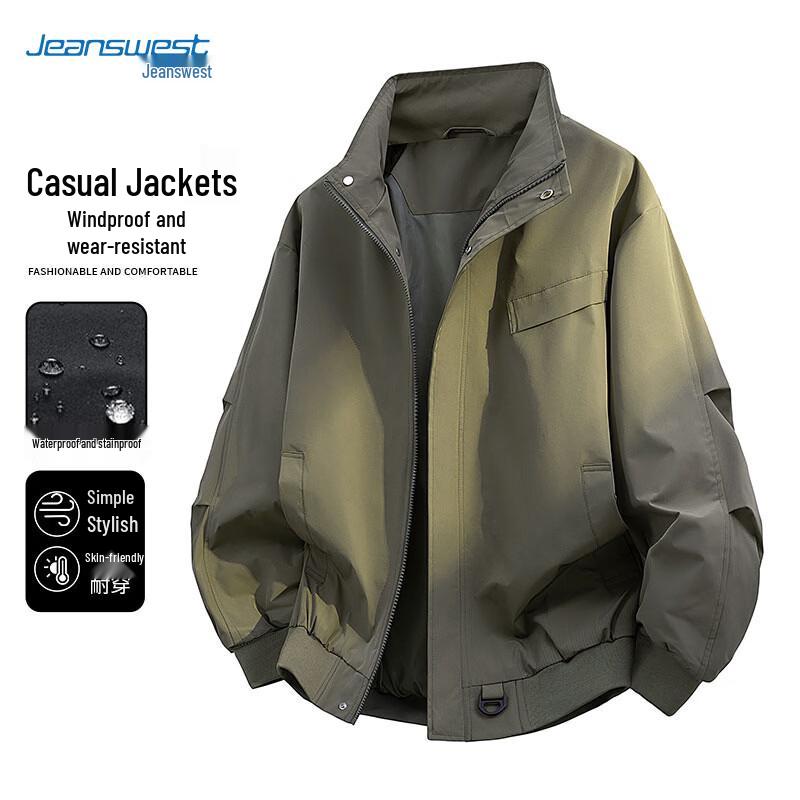Jeanswest Men's Windproof Water-Repellent Jacket