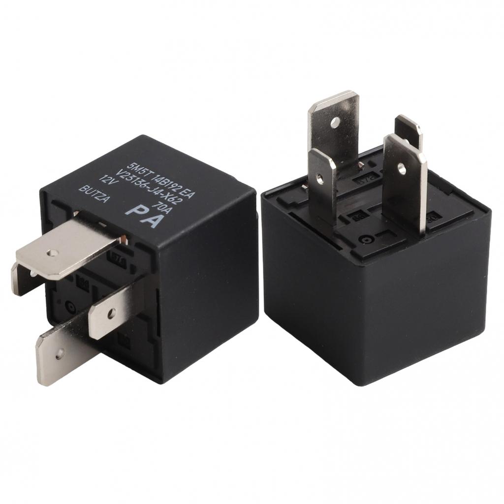 4 Pin Car Relay Black High Quality New Replacement