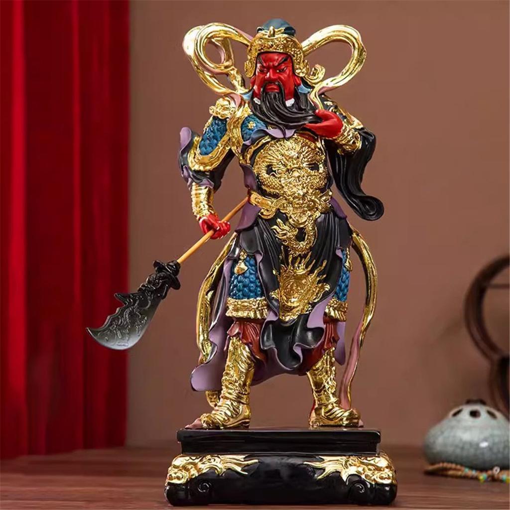 Figurka Bóstwa Buddyjskiego do Wystroju Domu, Bóg Bogactwa, Statua Guan Yu, Dominujący Ornament Buddy, Buddyzm