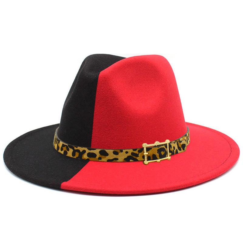 New Double-color Autumn and Winter Thermal Top Hat, Men's and Women's Woolen British Style Jazz Hat, Fashionable and Personalized Gentleman's Hat