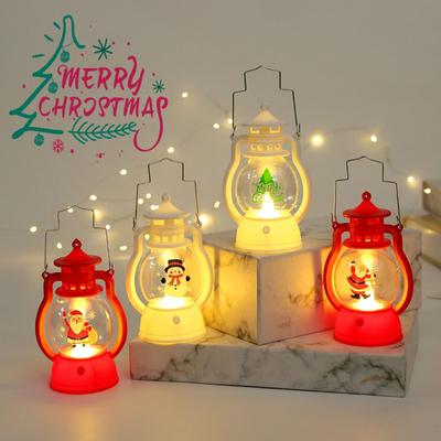Merry Christmas Led Lights Santa Claus Snowman Christmas Tree Light Ornament Decorations For Party Bedroom Home New Year