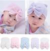 Adorable Newborn Baby Hat With Large Bow Stylish Knit Design For Spring And Autumn Seasons