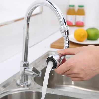 Multifunktionaler Drehbarer Spritzwassergeschützter Filterverlängerer Wasserhahnbelüfter 2 Wasserauslassmodi Schwenkbar für Badezimmer Küche