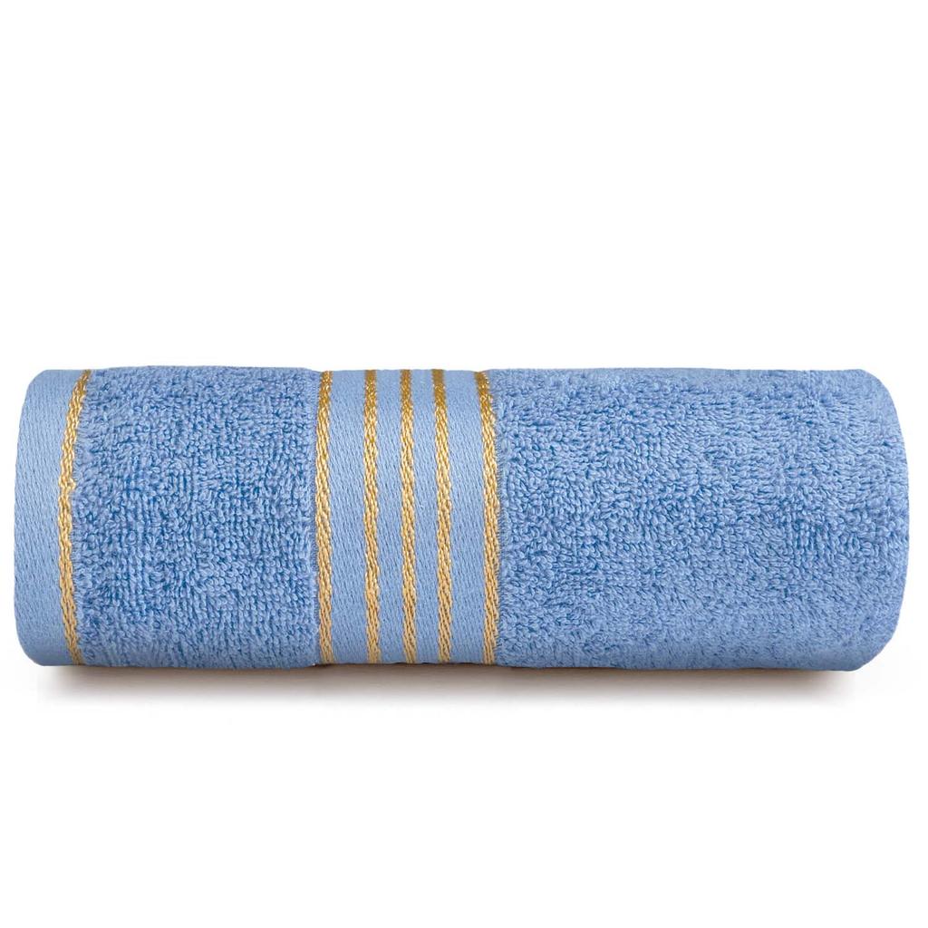 FROTTE cotton towel 50x90 for bathing, single-color TIWANO blue