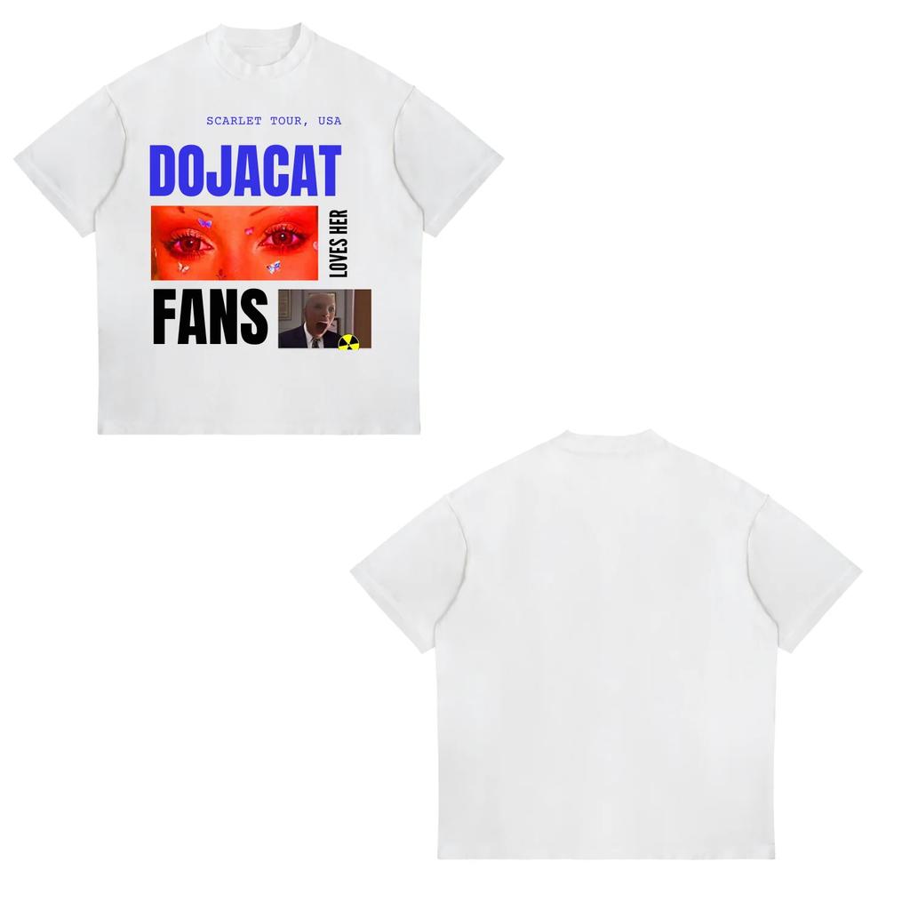 Doja Cat Wearing Sam Hyde Inspired Internet Meme T Shirt Unisex Women Hip Hop Oversized Tshirt Unisex Cotton Tees Unisexs Streetwear