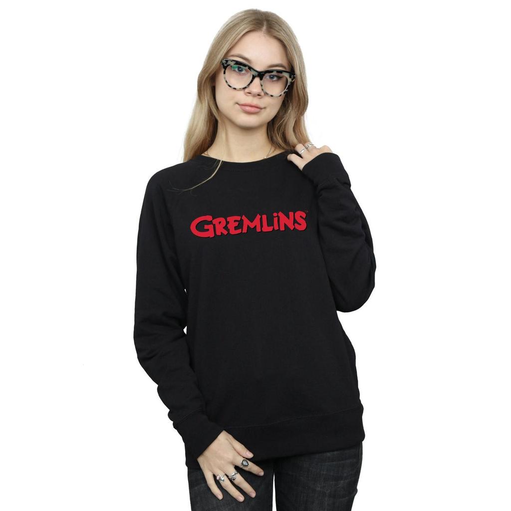 Gremlins Womens/Ladies Text Logo Sweatshirt