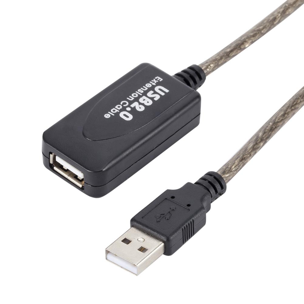 Extension Cable USB Signal Amplification 5/10/15/20m USB 2.0 Extension Cable Male To Female Active Repeater Extender Cord