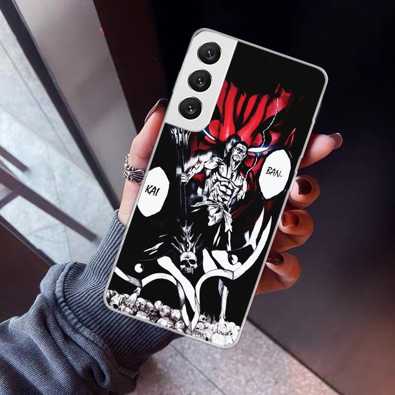 

Bleach Zaraki Kenpachi Phone Case For Samsung Galaxy S26 S25 Edge S24 S23 Ultra S22 Plus S21 S20 FE Soft TPU Back Cover Funda Ga Samsung S23 Ultra