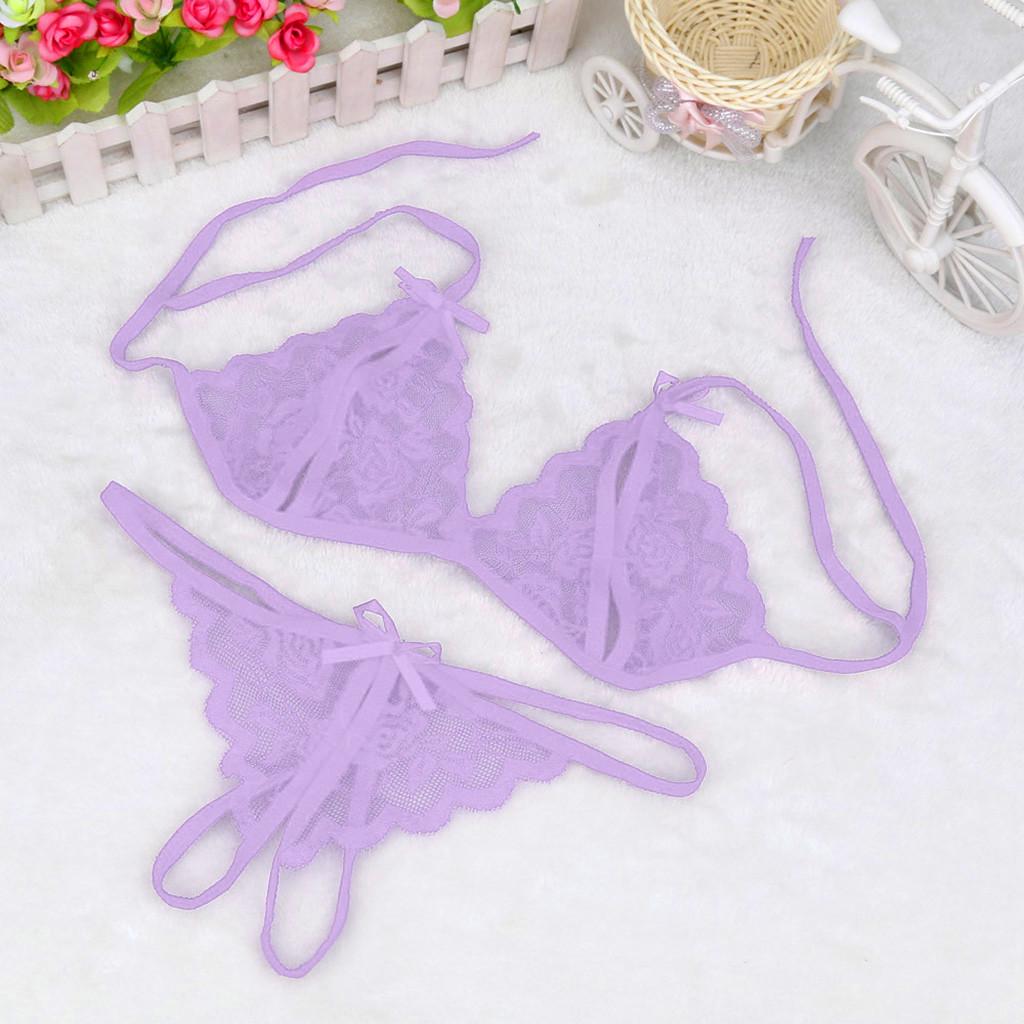 Women Lady Sexy Lingerie Lace Underwear Sleepwear G-string Lingerie