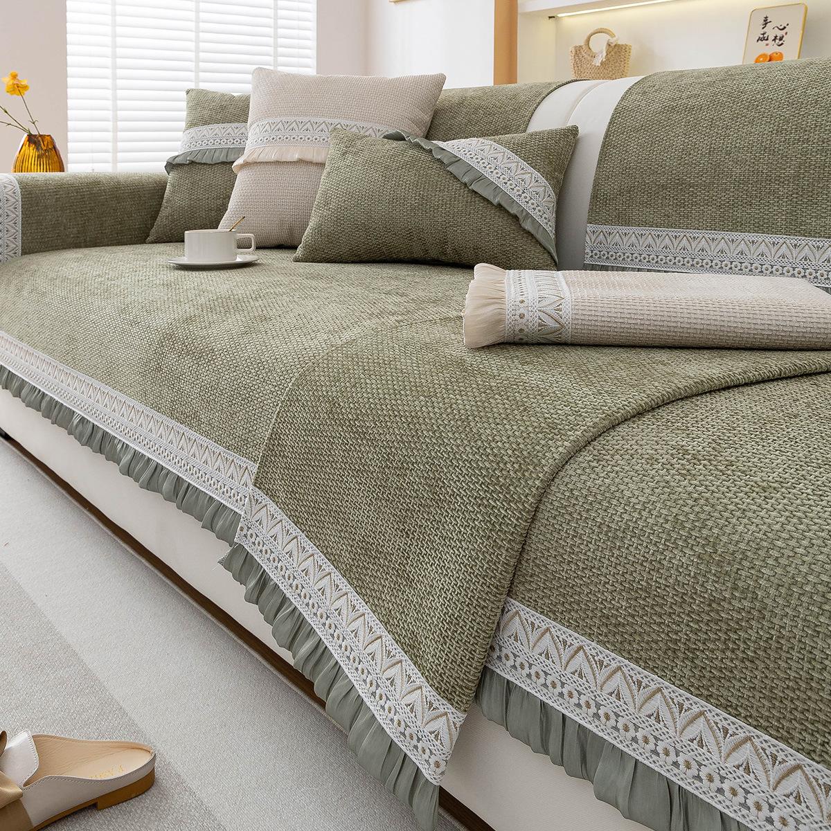 

Chenier Sofa Cushion Is Universal In All Seasons New Home Light Luxury High-End Feeling Cover Non-Slip Sofa Seat Cushion 70*70cm