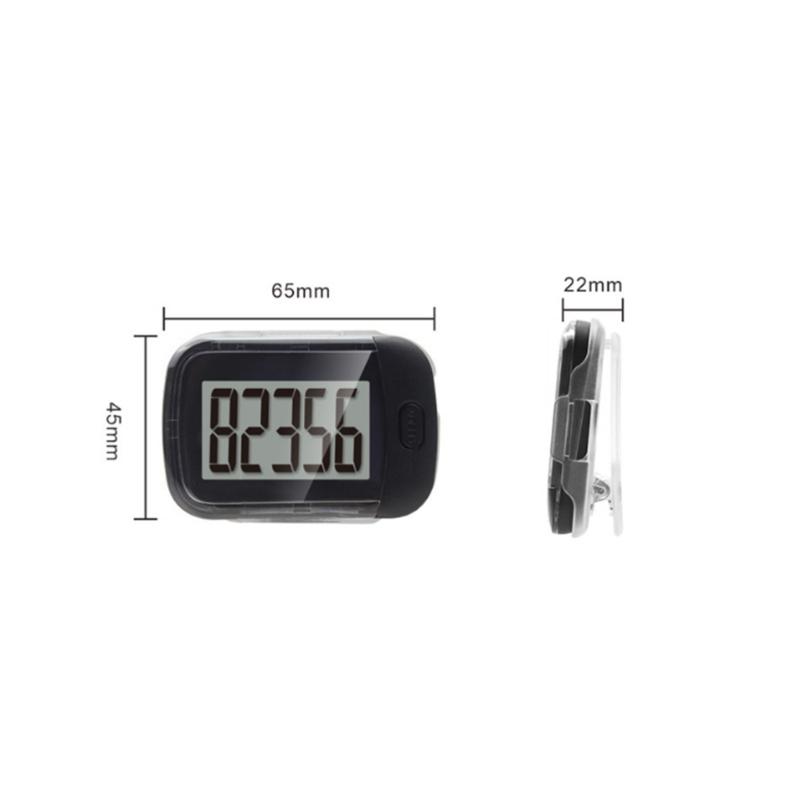 Easy to Use 3D Pedometer Step Counting Pedometer for Men, Women, Seniors Walking Jogging Without Smartphone Connection