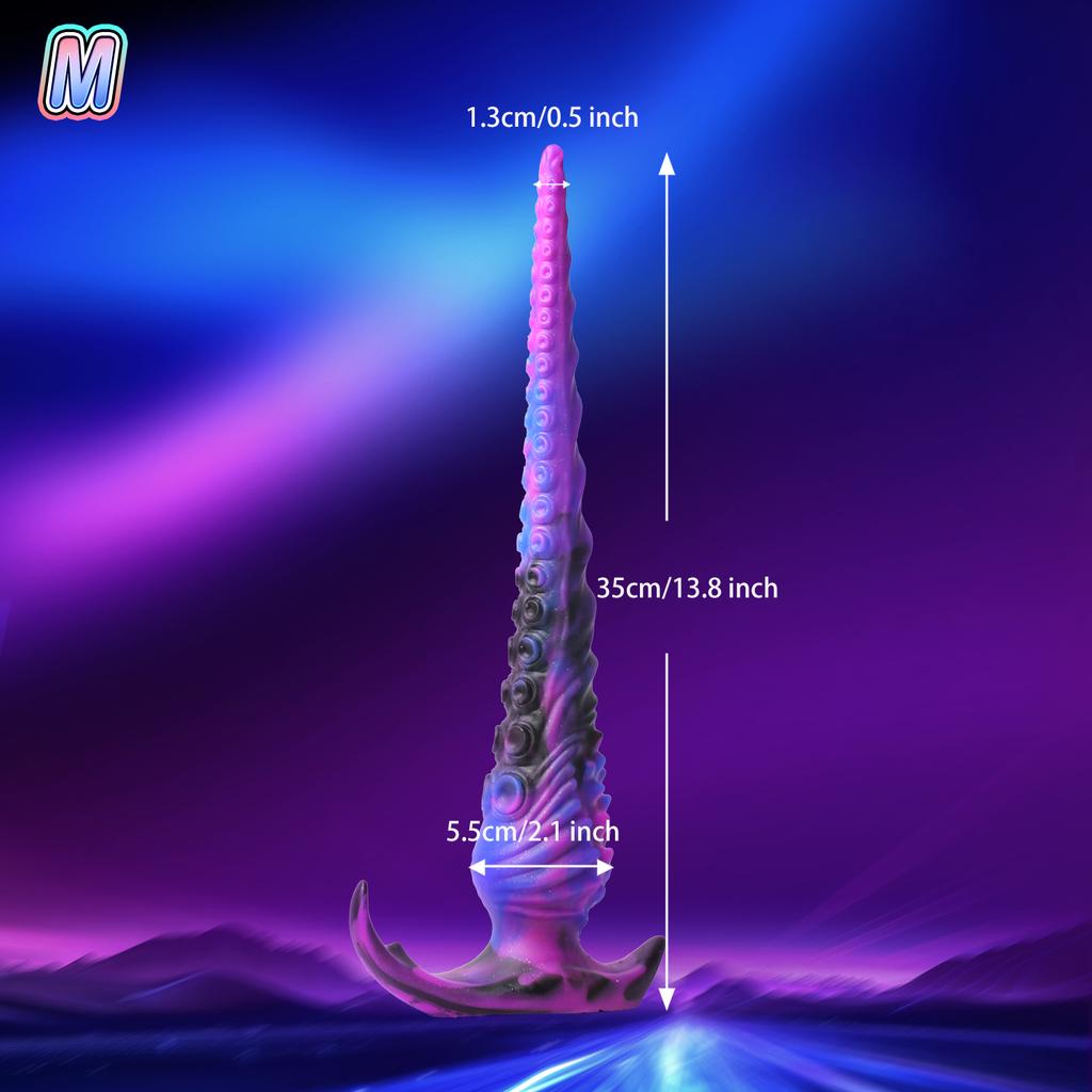 18+ Tentacles Anal Plug Octopus Tentacle Butt Plug for Women Men Gay Long Anal Dildos Silicone Soft Butt Plug Long Dick Sex Toys
