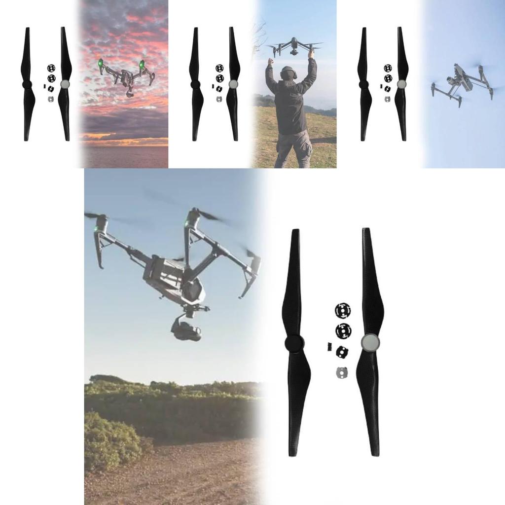 Eliche a sgancio rapido in fibra di carbonio per droni con base per UAV agricoli