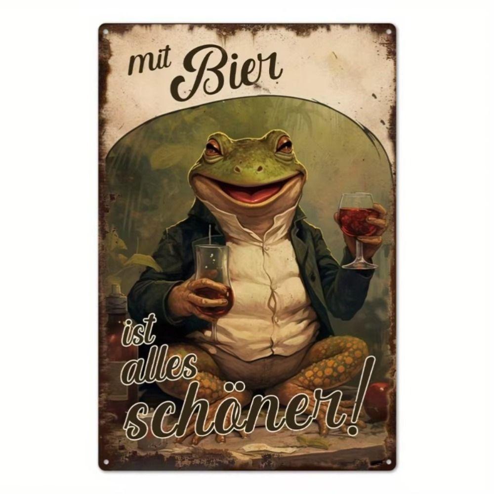 Metal Wall Art Sign Hanging Decor 20x30cm