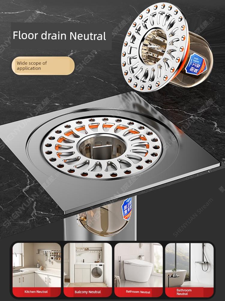 Toilet Neutral Toilet Pipe Floor Drain Odor Preventer