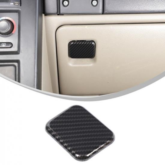 Carbon Fiber ABS Glove Box Switch Cover Trim For Hummer H2 2003-2007