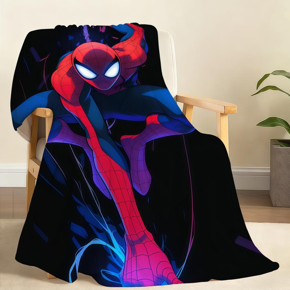 Cool S-Spider-ManS Blanket Soft Throw Blanket for Home Bedroom Bed Sofa Picnic Travel Office Rest Cover Blanket Gift
