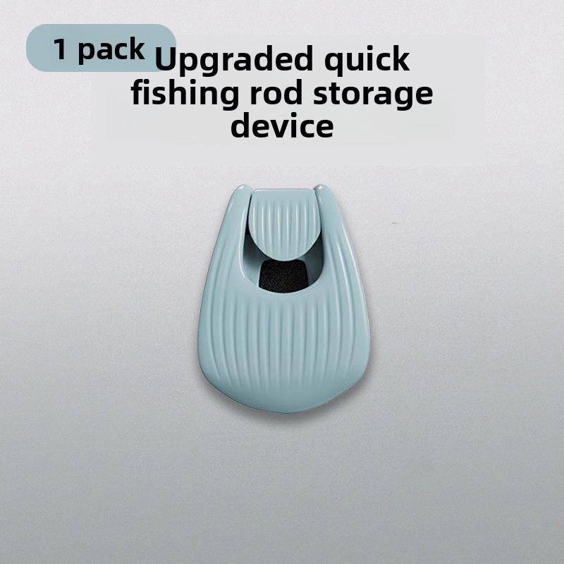 Zwei Positionen Einstellbares Angelruten-Bindegerät, Fester Clip, Multifunktionales Aufbewahrungswunder, Clip-Schutzstange