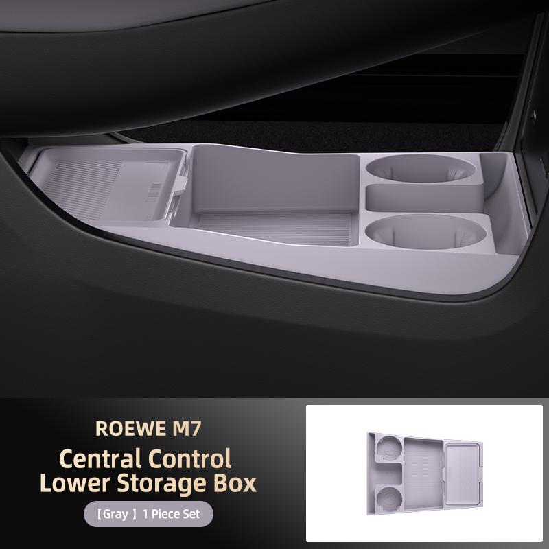 

Suitable for 25 Models of Roewe M7, Under-center Console Storage Box, Organizer, Lower Layer Car Accessories Storage Box