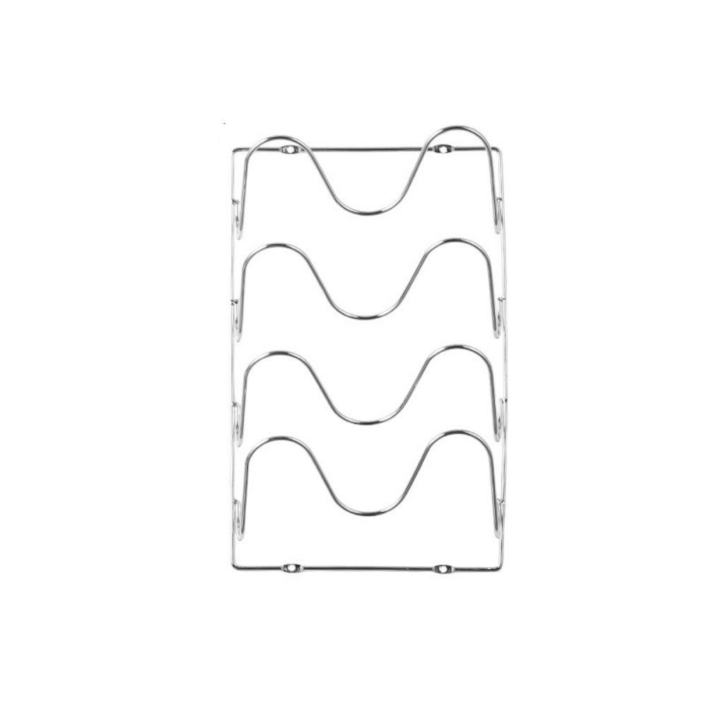 Multi-Layer Pot Lid Storage Rack Wall Hanging Iron Pan Cover Storage Holder Space Saving Rustproof Cutting Board Storage Shelf