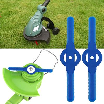 60Pcs Universal Weed Trimmer Head Waterproof Plastic Mowing Blades Wear Resist Lawn Weeding Blades Straw Mower Blade Accessories
