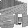 Bathroom Cabinet with Sink Grey Sonoma 42 x 40 x 84.5 cm