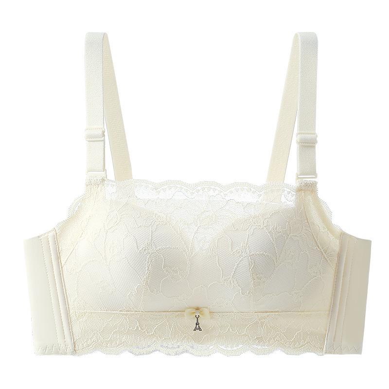 

Регулируемый кружевной пуш-ап бюстгальтер бандо для маленькой груди - Без косточек, дышащий, защищающий от просвечивания, сексуальная боковая поддержка, женское нижнее белье. 34