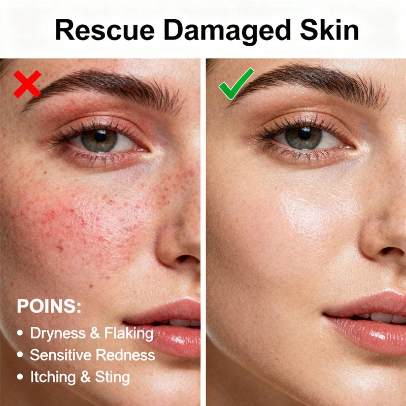 მცენარეული კანის ბარიერის აღმდგენი კრემი სახისთვის და სხეულისთვის - ამშვიდებს სიწითლეს, ეგზემას, სიმშრალეს და ქავილს - ღრმად დამატენიანებელი ყოველდღიური მოვლა (50გრ)