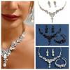 2PCS/3PCS/SET Sparkling Bridal Jewelry Sets Temperament Crystal Jewelry Sets  Holiday Gift