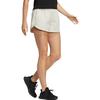 adidas Logo Elastic Waist Athletic Shorts Women Bottoms White HE9954