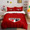 Red Bedding with SPFC Logo. Bedding Sets Duvet Cover Sets Duvet Covers Pillowcases(1* Duvet Cover 2* Pillowcases Without Duvet Insert)