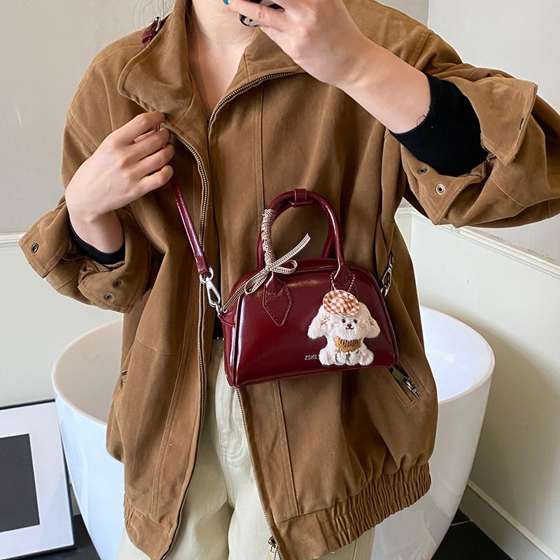 Pu Pillow Bag For Women Small Crossbody Fashion Trendy For Daily Use