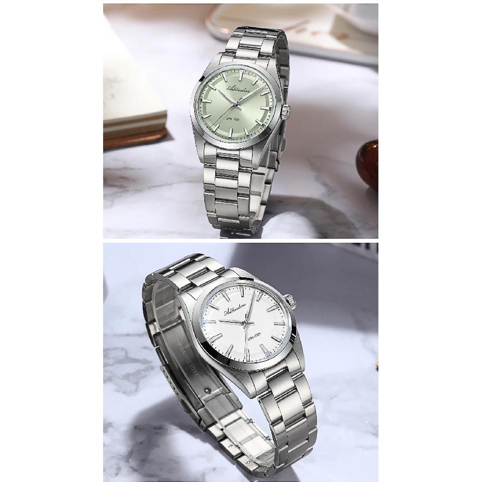 ADDIESDIVE Hot Sale AD2066 Quartz Watch Simple Waterproof Wristwatch Bubble Mirror Pot Cover Glass Stainless Steel Men's Watches