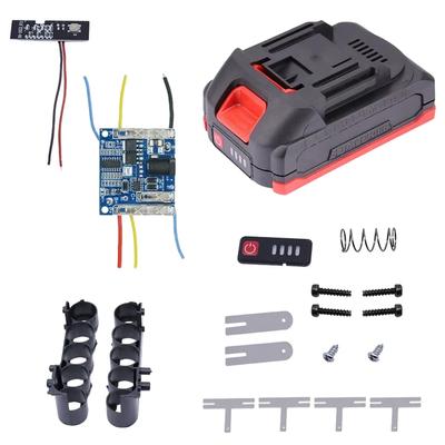 1 Battery Case Battery Case Batteries Battery Plastic Case Metal PCB Plastic Battery Case Power Tools Storage Box