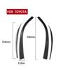 4PCS Carbon Fiber Look Door Decoration Cover Trim For Toyota Supra A90 2019-2022