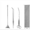 Aquatic Plant Trimming Kit: Stainless Steel Tweezers, Scissors, Clips, Flat Sand Shovel, Algae Scraper, Fish Tank Cleaning Supplies