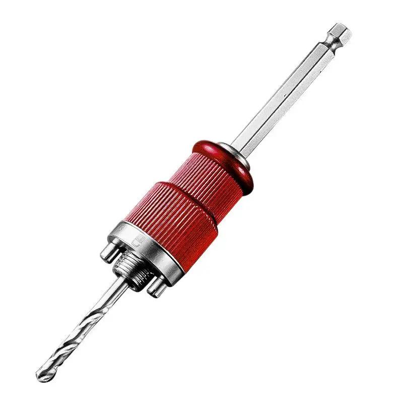Hole Opener Quick Release Connecting Rod 10mm Hex Shank Designed for Use with Aluminum Pipes Steel Pipes Wood Boards and PV P3I6