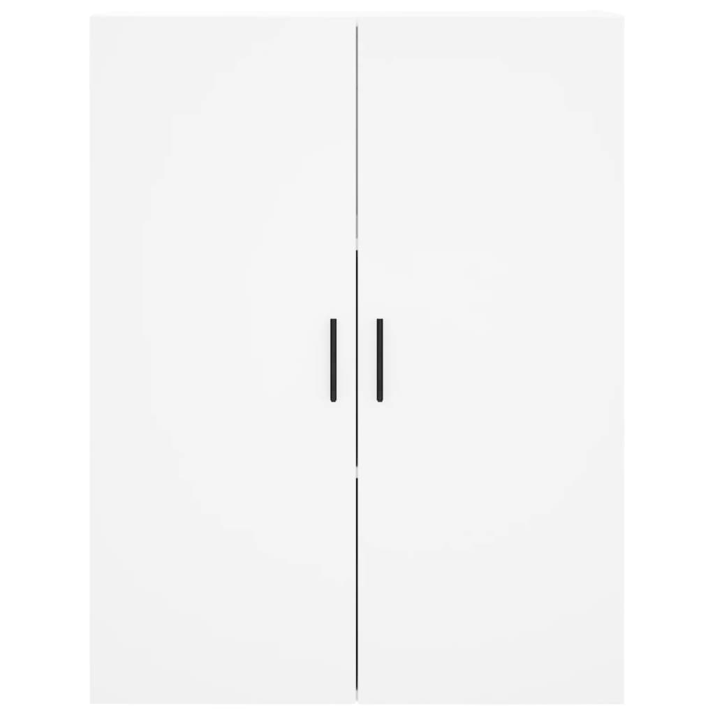 Vidaxl Display Cabinet, White, 69.5X34X180 Cm, Wood-Based Material