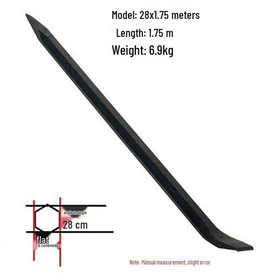 Special Steel Crowbar Nail & Tire Pry Bar for Auto Repair and Wood Crate Disassembly