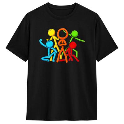 Alan Becker Gaming Figting Mens T Shirt Crazy Tees Short Sleeve Crewneck TShirt 100 Cotton Printed Clothes