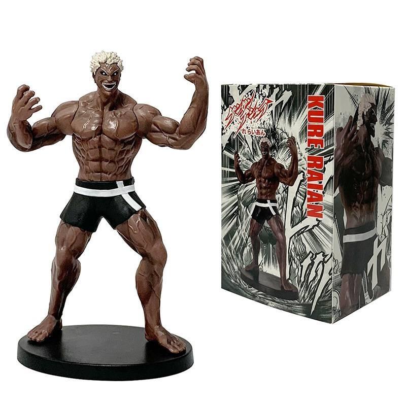

Kengan Ashura Tokita Ohma Wu Lei An Pvc Muscle Man Figure For Anime Fans коричневий