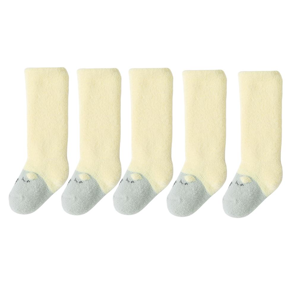 5Pairs 0-36M Winter Baby Newborn Socks Thick Warm Long Leg Socks Soft  Comfortable Boy Girl Toddler Socks