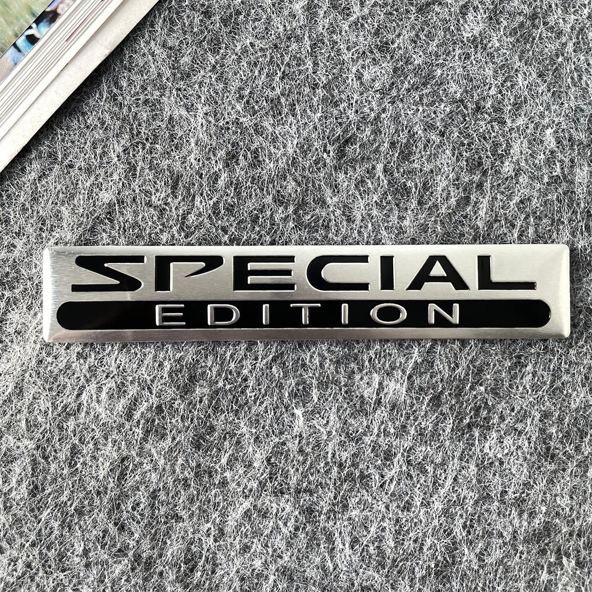 

2PCS POP MARKET Limited Special Edition Emblem METAL Badges Decal Sticker Auto Racing Sport Emblem for Rear Trunk Side Fender
