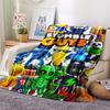 1PC Stumble Guys Print Flannel Blanket, High quality Comfortable for All Seasons, Home Decor, Warmth and Comfort, Perfect for Christmas Gifts184