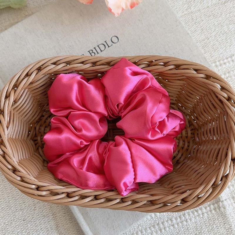 2 Silk Filled Large Bun Pillows Sleeping Scrunchies